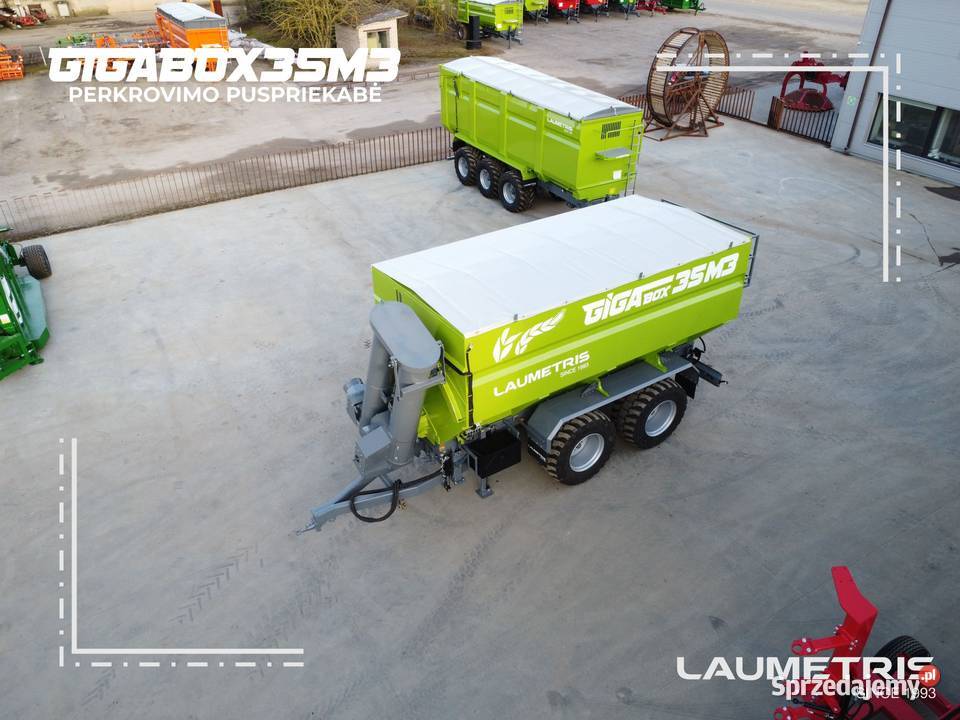Laumetris Wóz przeładowczy GIGABOX 28 ton sprzedam