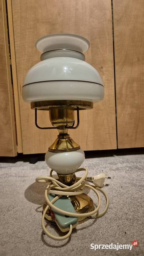 Lampa PRL Polam Wieliczka lampka biurkowastołowa łódzkie Zgierz