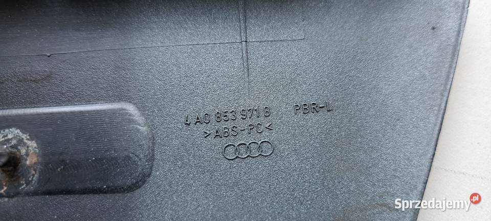 Listwa błotnika przedniego lewego 4A0853971B osobowe Luzino