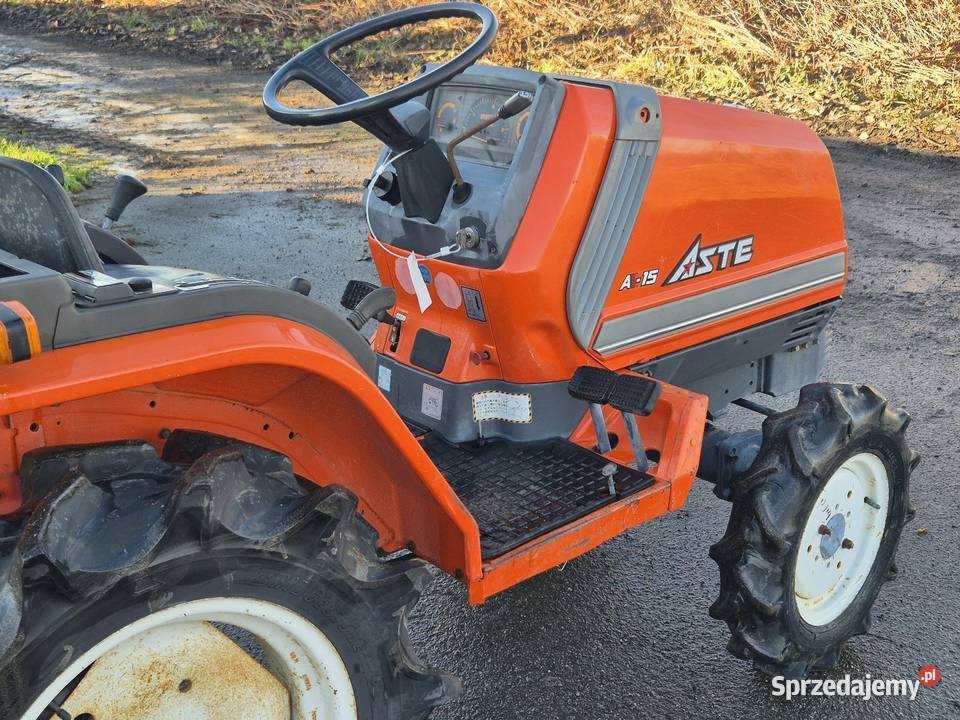 Traktorek traktor KUBOTA ASTE A15D 15 44