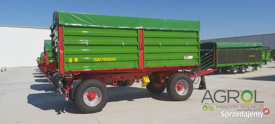 Pronar przyczepa T680 14 ton nadstawy zaczep Radzanów