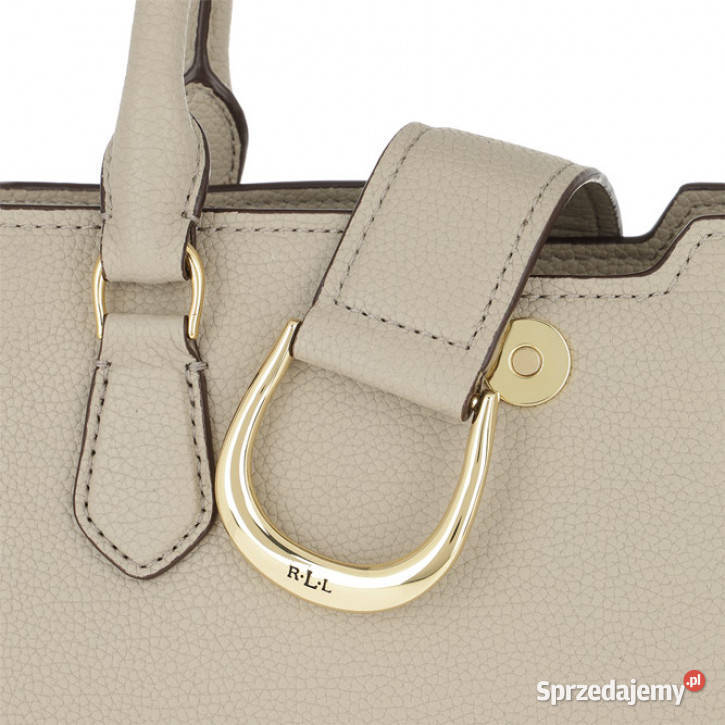Lauren Ralph Lauren Kenton Pebble Leather Satche Na ramię