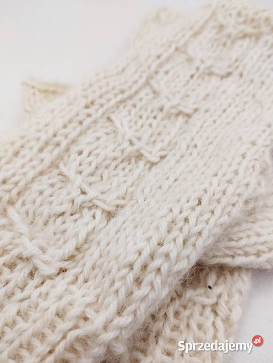 Mitenki rękawiczki handmade 100 ALPAKA Olsztyn