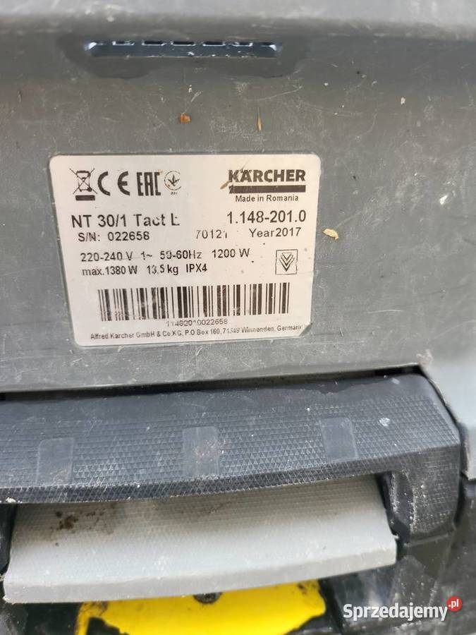 Odkurzacz Odkurzacze Przemysłowe Profesoinall zachodniopomorskie Chojna
