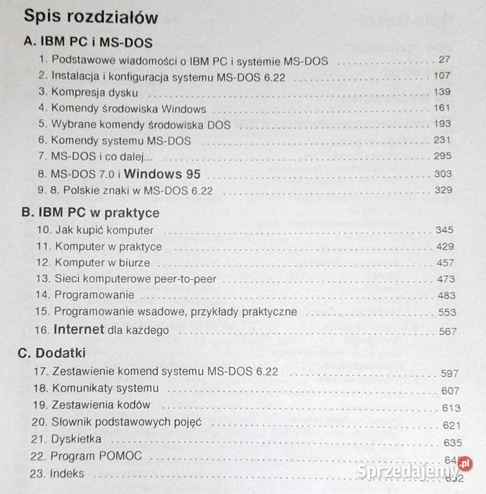 MSDOS 622 70 w praktyce Andrzej Zawadzki Rok wydania 1996 Chełm sprzedam