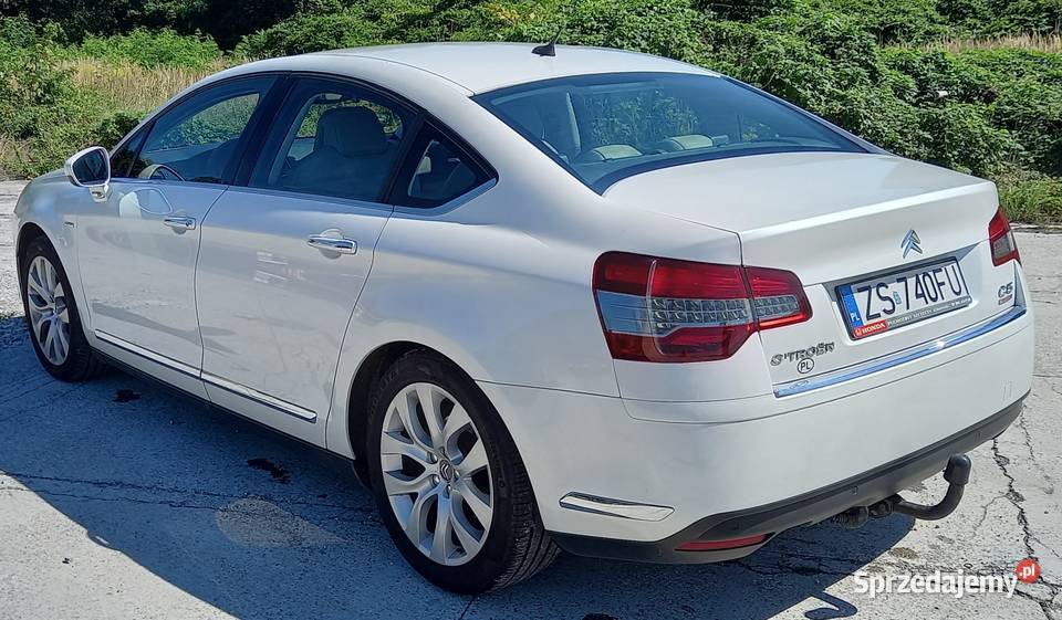 Citroen C5 X7 sedan exclusiv 2011 20163biała kurtyny powietrzne Szczecin