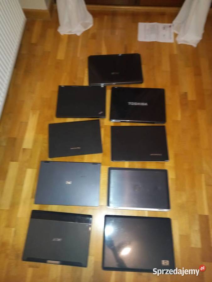Laptopy pakiet 9 sztuk Kórnik