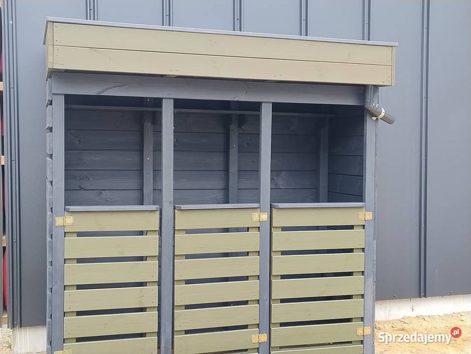 Wiata śmietnikowa osłana na kosze Kawnice