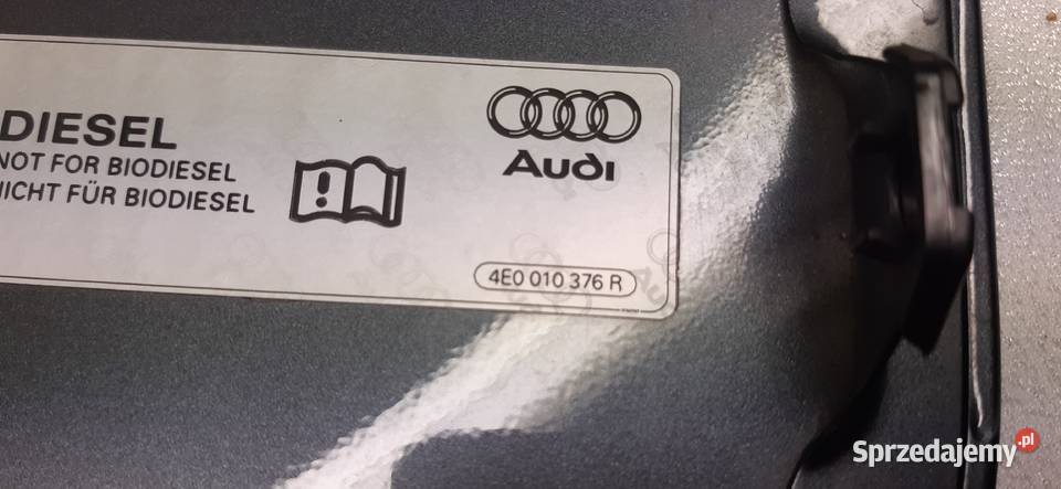 KLAPKA WLEWU PALIWA AUDI A4 B7 4E0010376R dolnośląskie sprzedam