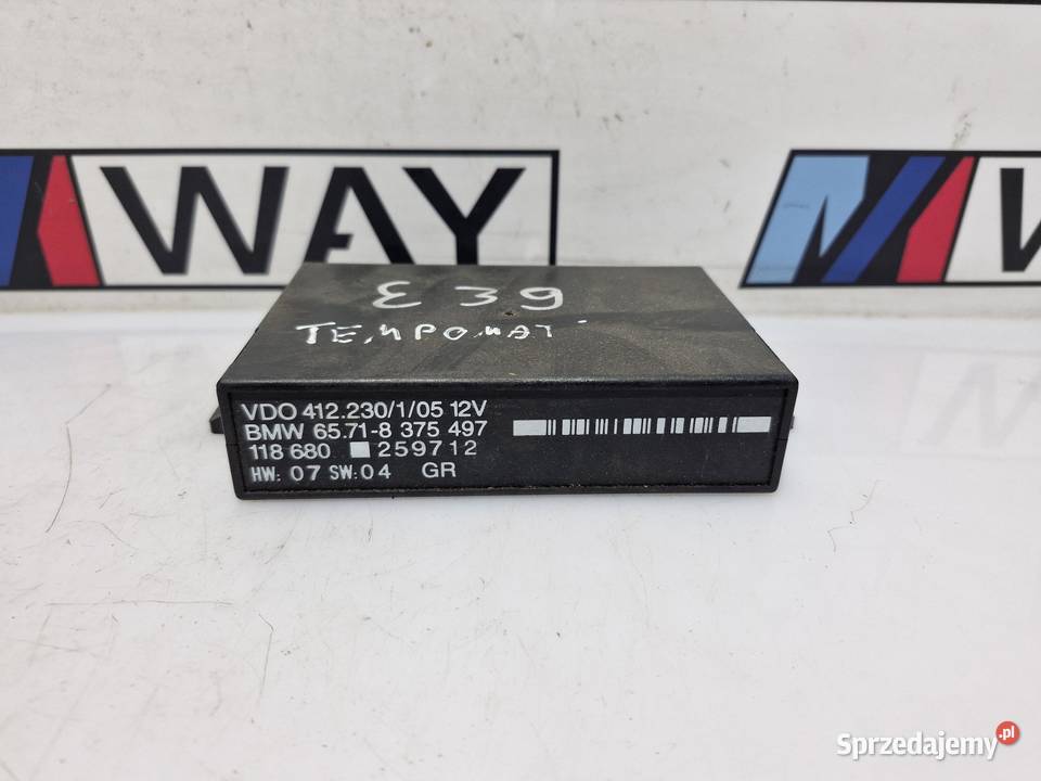 BMW E38 E39 MODUŁ STEROWNIK TEMPOMATU 8375497