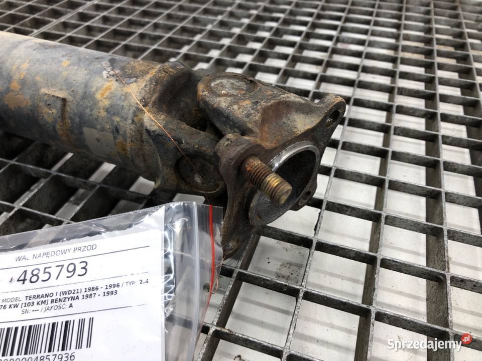 WAŁ NAPĘDOWY PRZÓD NISSAN TERRANO I Hatchback osobowe Wały napędowe podkarpackie