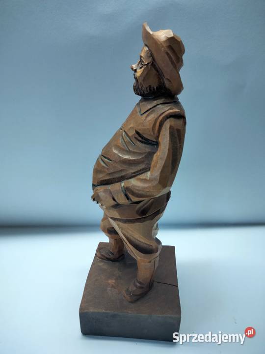 Sancho Pansa rzeźba lite drewno wielkopolskie Gniezno sprzedam