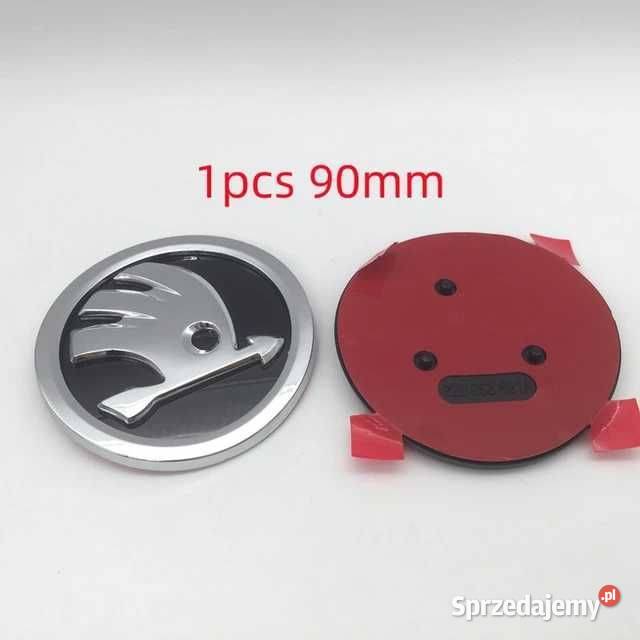 Zestaw emblemat znaczek logo Skoda mazowieckie