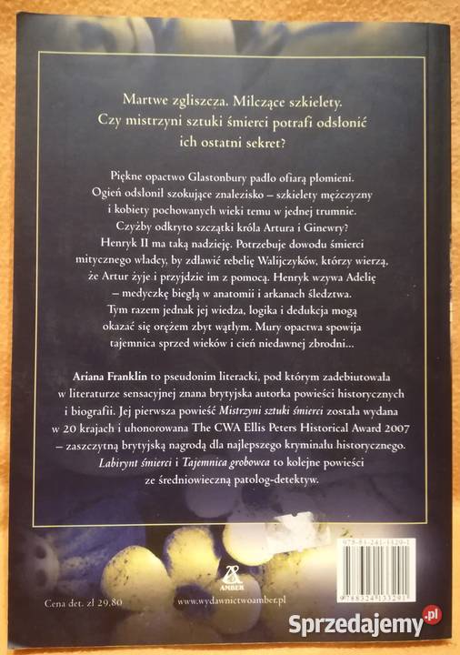 Książka Tajemnica grobowca A Franklin mazowieckie Warszawa