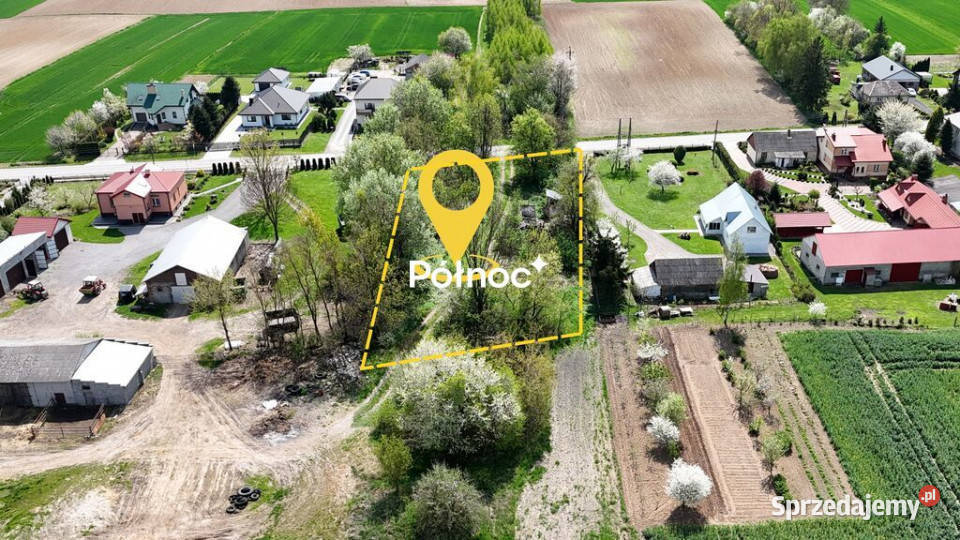 Działka 025 ha z mediamicisza zieleń potencjał Sprzedaż lubelskie Horyszów-Stara Kolonia