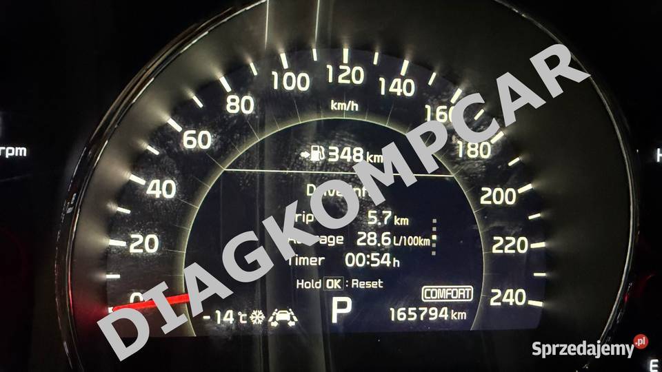 Kia menu polskie nawigacja licznik l fale