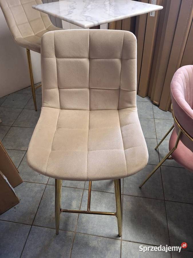 Stół marmurowy wysoki plus dwa hokery Poznań