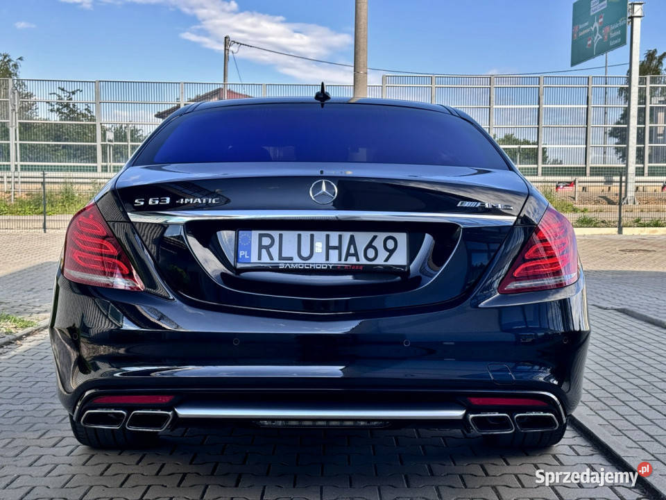 Mercedes S 63 AMG Long nowy Przebieg 29 000 tempomat Mercedes-Benz Węgrzce