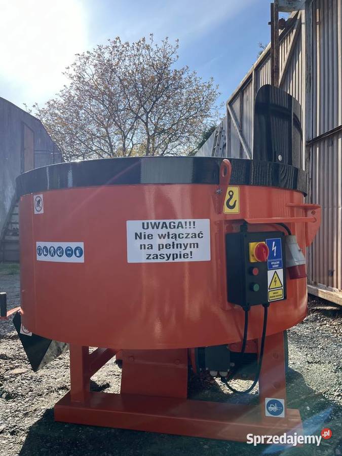 Betoniarka Elektryczna 1200 L Mieszalnik Niska Betoniarki