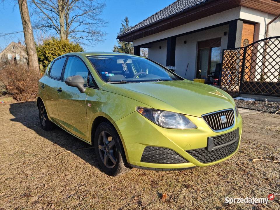 Seat ibiza 14 2008 r W pięknym kolorze klimatyzacja Dębno