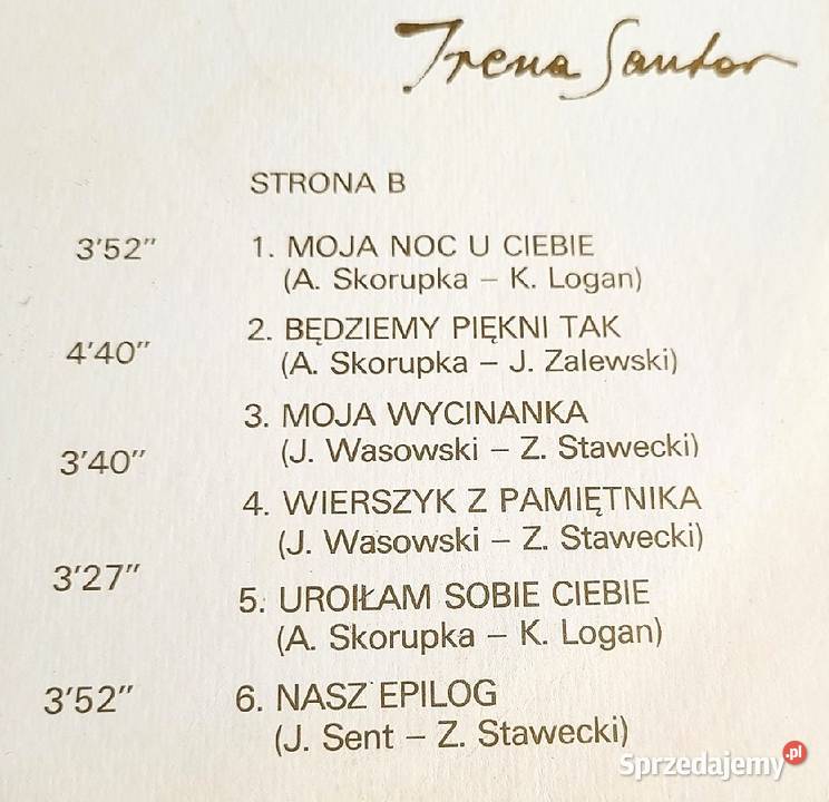 Irena Santor Cdn płyta winylowa z roku 1981 Chełmno