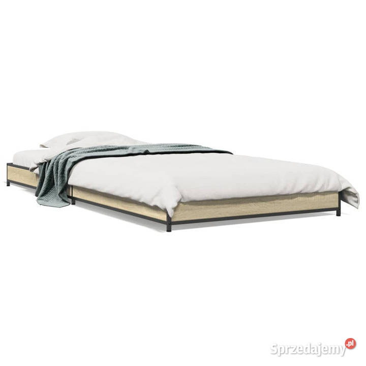 Rama łóżka dąb sonoma materiał drewnopochodny 193cm Warszawa