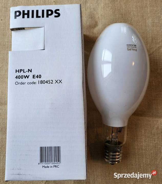 Nowa Lampa Rtęciowa Philips HPLN 400W E40