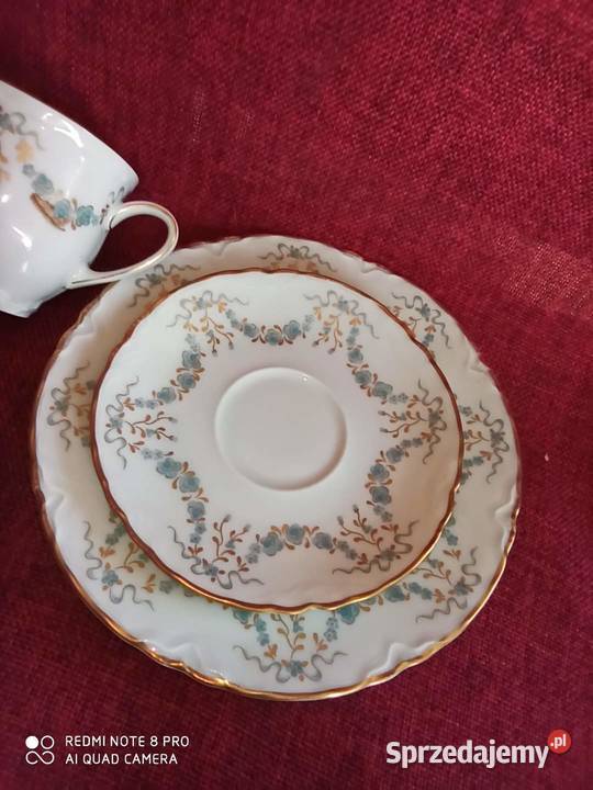 Filiżanka z talerzykiem deserowym Gdańsk