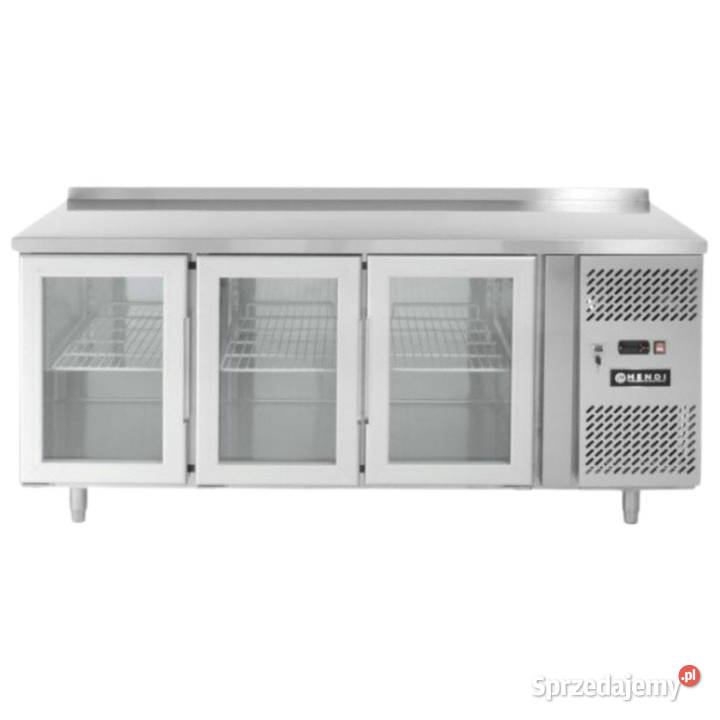 Stół Chłodniczy Barowy 3Drzwiowy Przeszklony