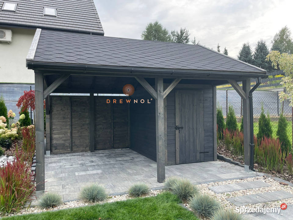 Wiata domek narzędziowy drewutnia domek 2w1 Częstochowa sprzedam