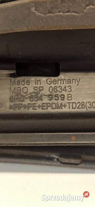 AUDI Q5 8R NAKŁADKA BŁOTNIKA LEWY PRZÓD LX5Q osobowe