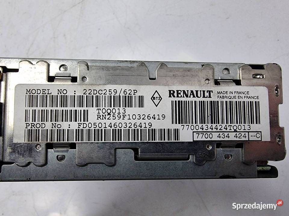 RADIO RENAULT SCENIC I LIFT 7700434424C Lipno