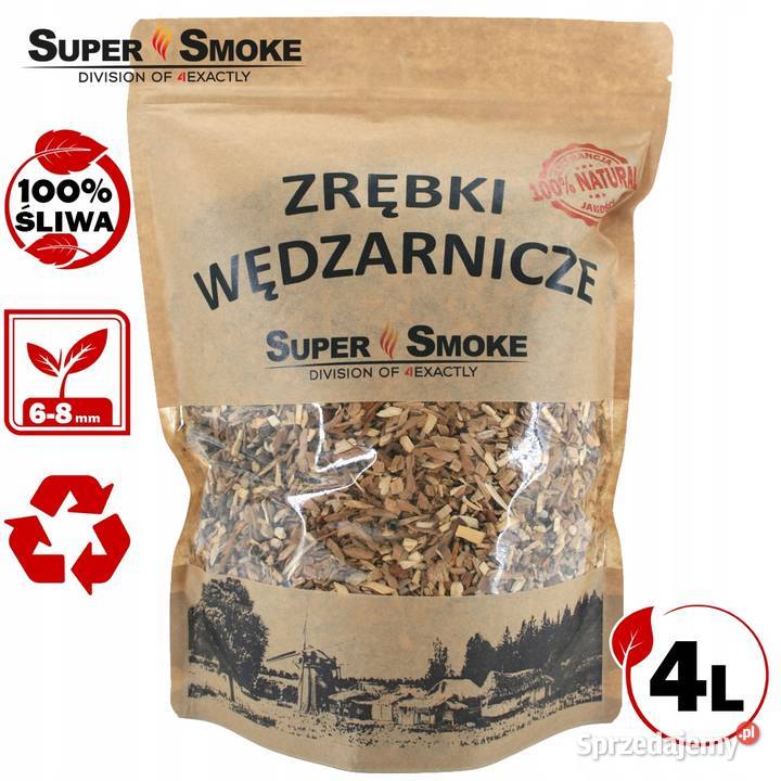 Zrębki Wędzarnicze Super Smoke ŚLIWA KL08 68mm Białystok sprzedam