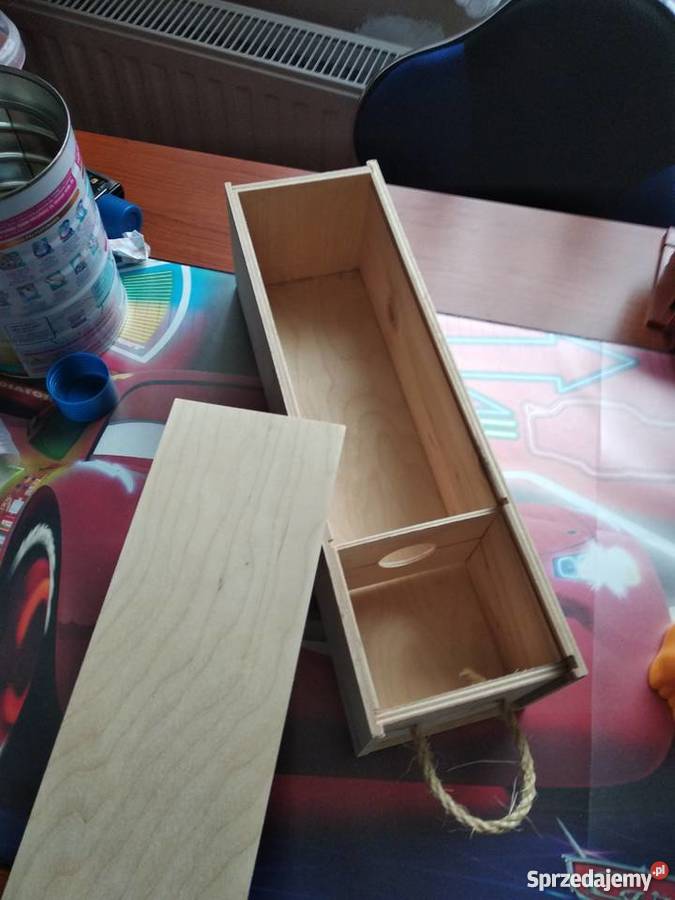 skrzynka drewniana na wino Dekoracje i ozdoby Poznań