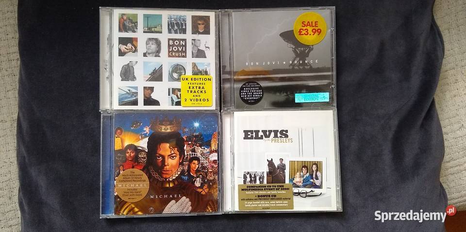CD Michael Jackson ELvis Bon Jovi