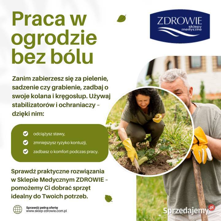 Sklep Medyczny ZDROWIE krojony na miarę Twoich Sprzęt rehabilitacyjny i ortopedyczny Ustka