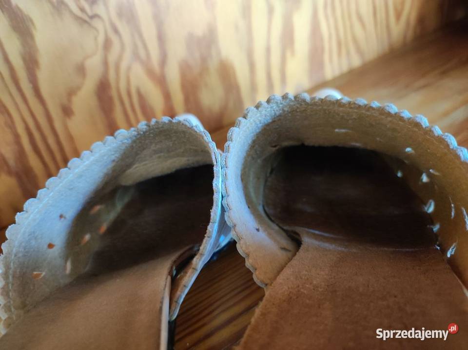sandały chodaki mule skórzane buty czółenka na