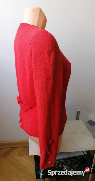 ELEGANCKA CZERWONA MARYNARKA ŻAKIET KUMIR42XL łódzkie Łódź