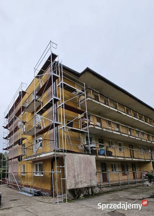 Rusztowanie fasadowe 200 m2 plettac pletak Nowe Oleśnica