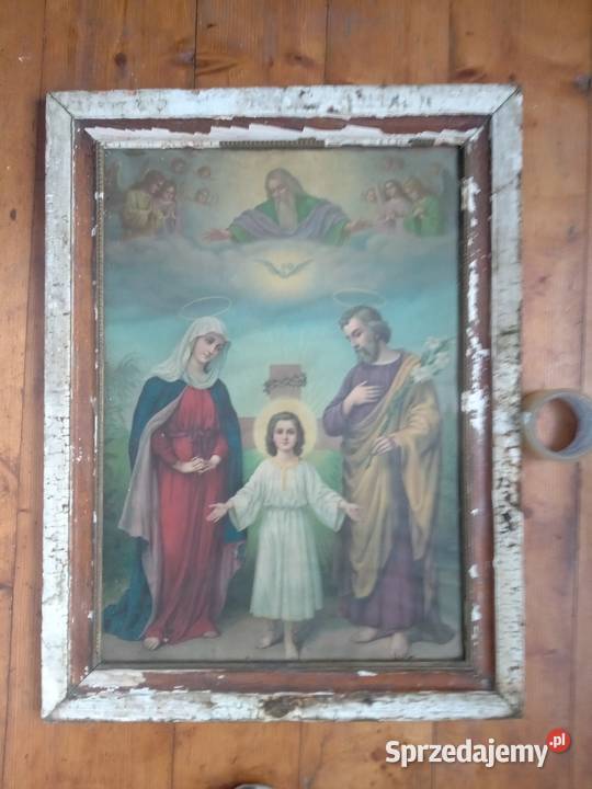 Obraz swiety oleodruk Antyki, Sztuka, Kolekcje Gdów