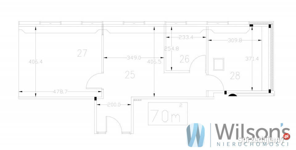 wynajmu lokalu Warszawa 70m2 Wynajem