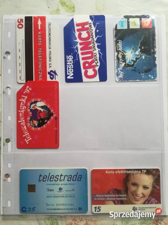 Kolekcja kart telefonicznych magnetycznych TP SA Pocztówki i karty telefoniczne mazowieckie