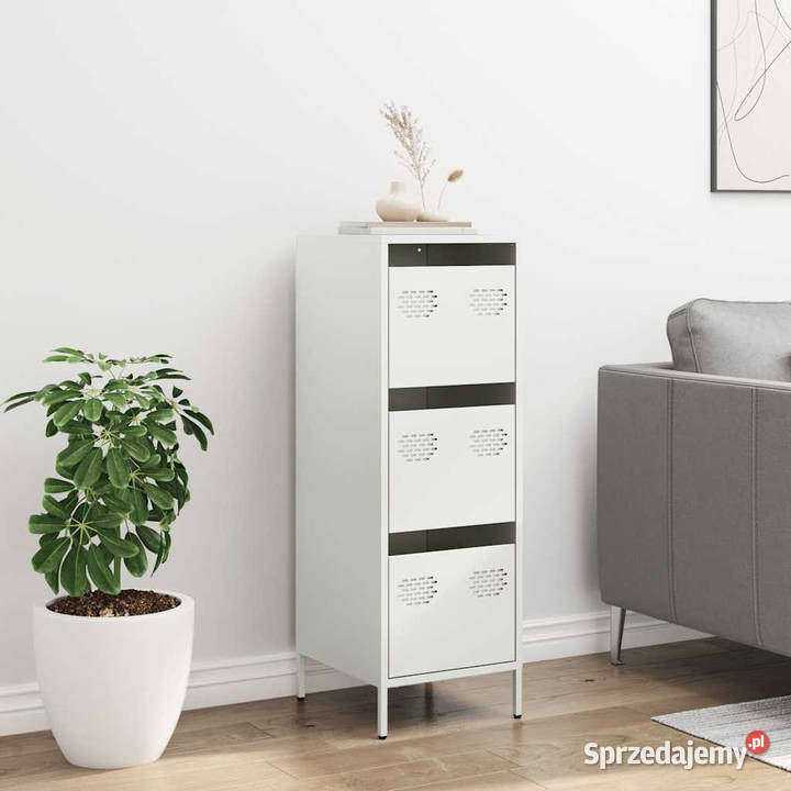 Szafka biała 39x35x1035 stal WM851405 Pozostałe Warszawa