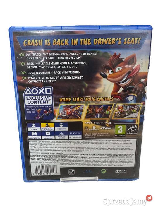 Gra Crash Team Racing NitroFueled PlayStation 4 Elbląg