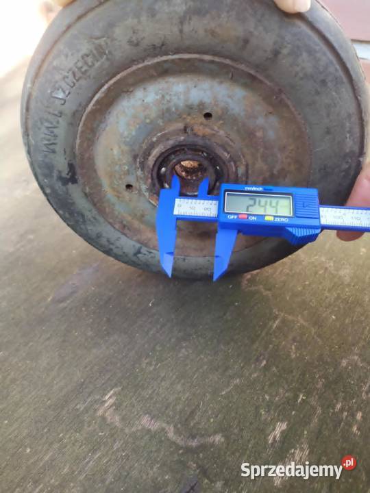 Solidne gumowe pełne koło na łożysku