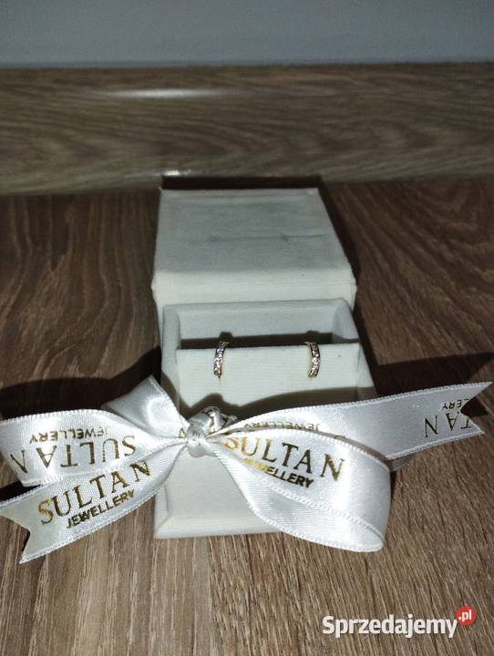 Kolczyki złote Wieliczka