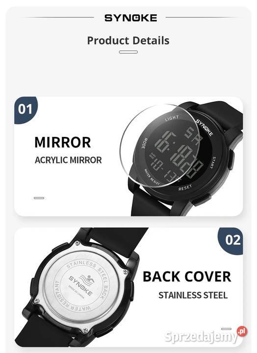 Zegarek elektroniczny cyfrowy sportowy Gorzów Wielkopolski