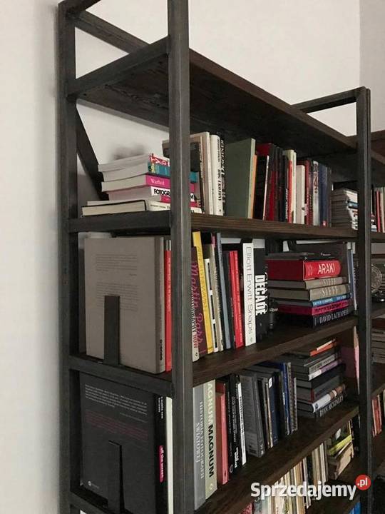Regał NA WYMIAR stal loft rustykalny na książki Bartoszyce