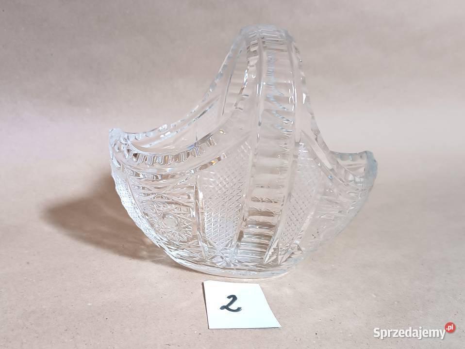 Miska kryształowa w kształcie koszyka Opole