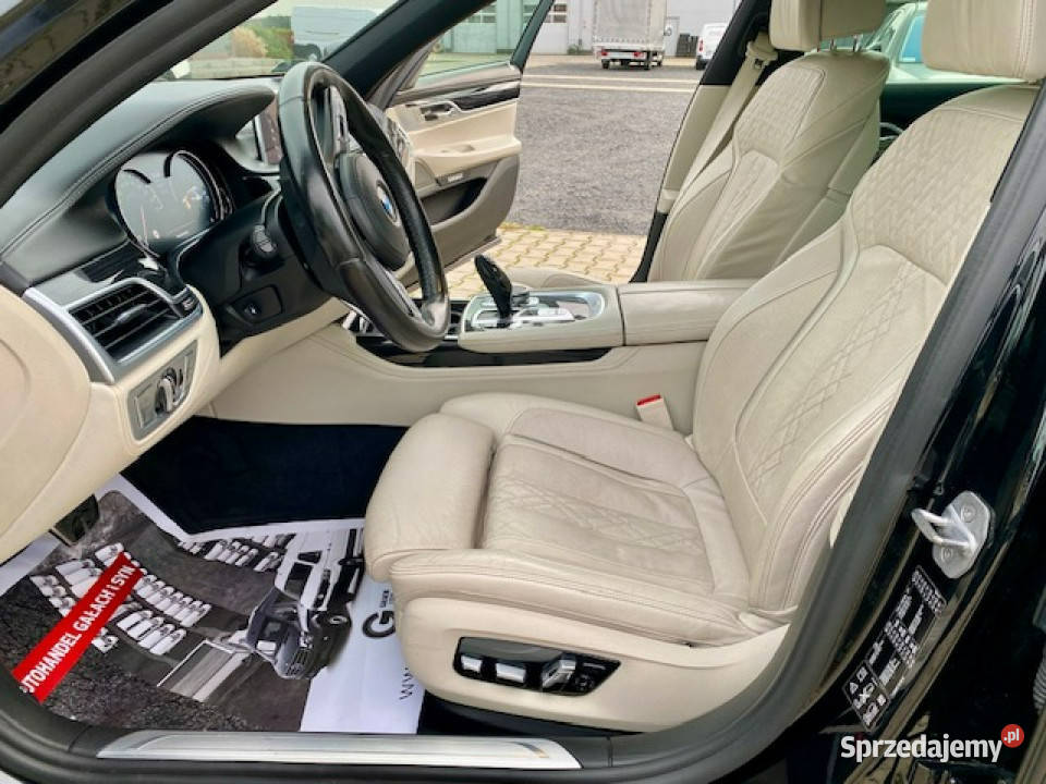 BMW 750 SALON XDrive VOLL 400 M PAKIET HEAD UP napęd 4x4 BMW Leszno